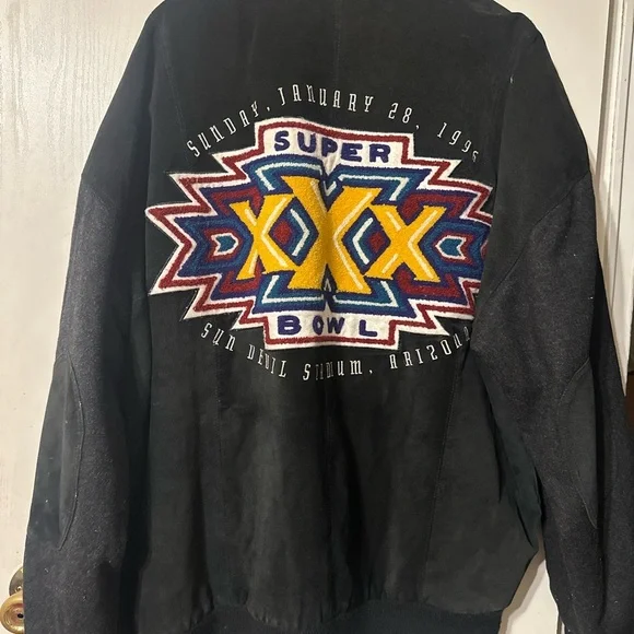 Super Bowl XX Jacket with Colorful Embroidery